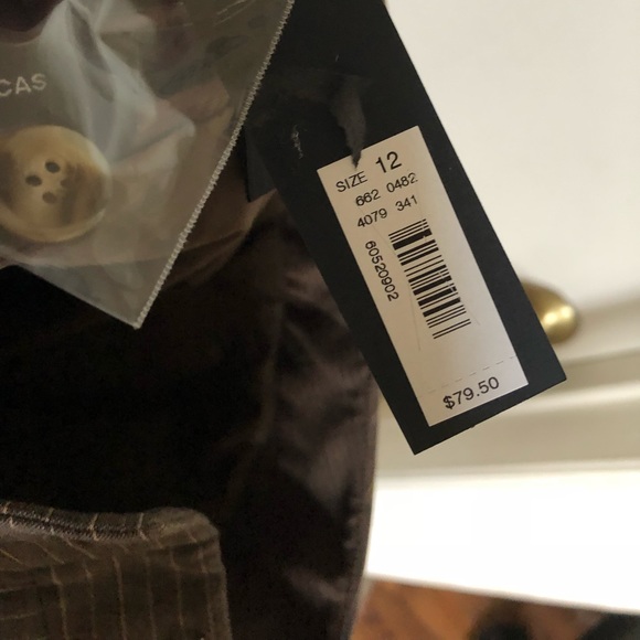 Like new -Limited Brown Pinstriped Slacks Cassidy Fit - Picture 5 of 6